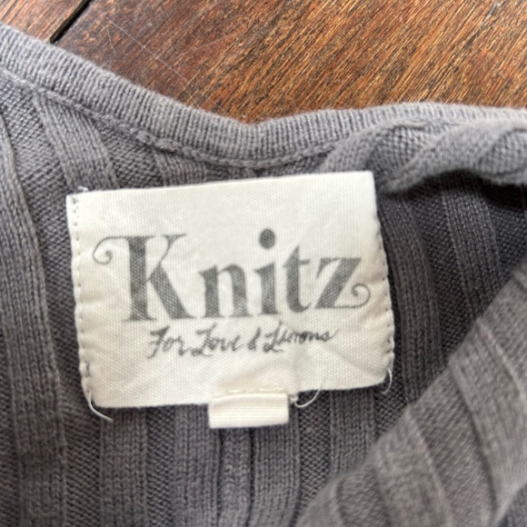 For Love & Lemons Size S Gray Beachy Halter Jumpsuit - Picture 4 of 6